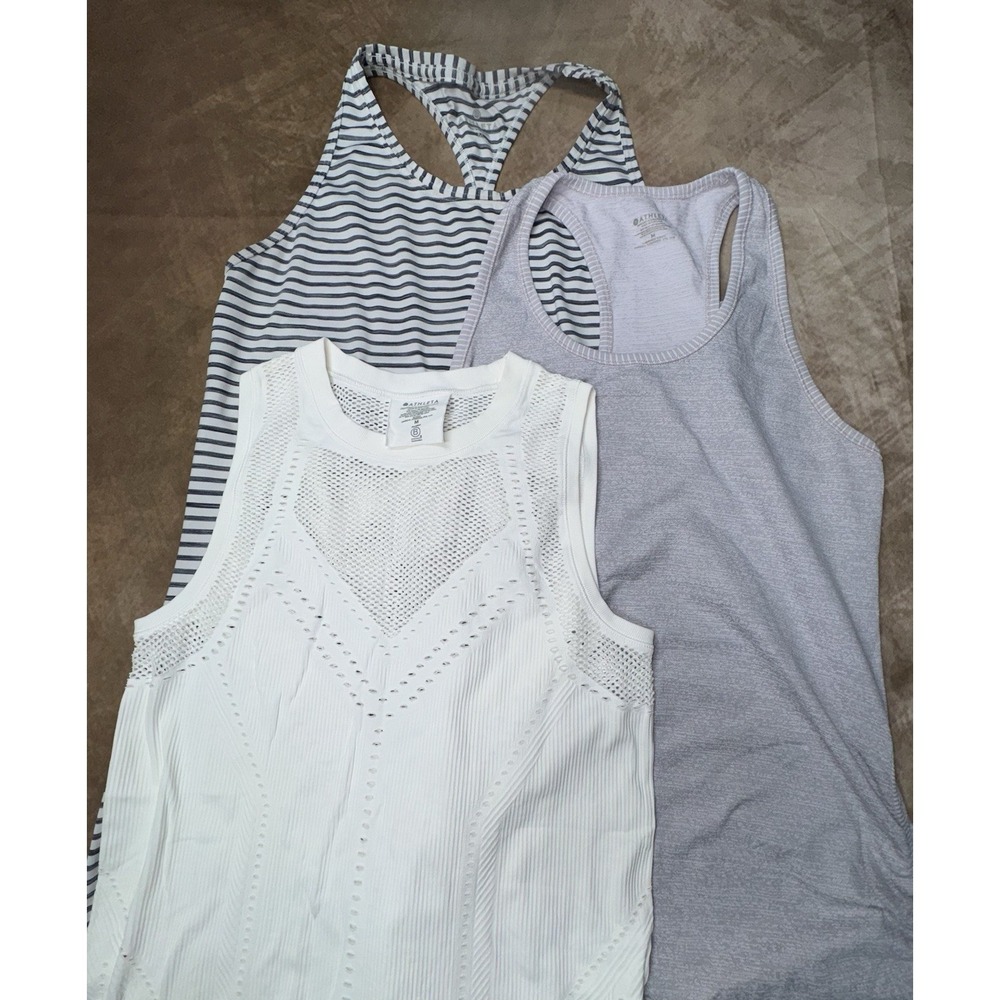 Lot Of 3 ~ Athleta Women's Performance Tank Top Size Medium